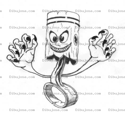 Dibujo para colorear Dibujo De Moustruo Piston Para Pintar Y Colorear
