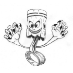 Dibujo para colorear Dibujo De Moustruo Piston Para Pintar Y Colorear
