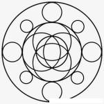 Dibujo para colorear Mandalas Para Colorear De Circulos