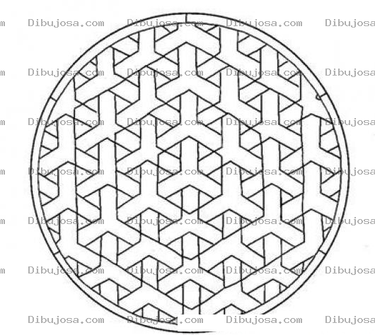 Dibujo para colorear Mandalas Para Colorear Pie De Queso