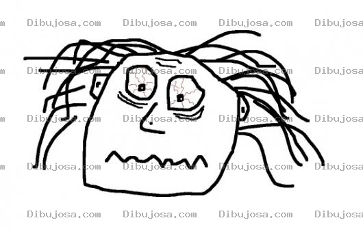 Dibujo para colorear Cara De Insomnio Stress Y Desvelo Para Pintar Y Colorear