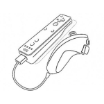 Dibujo para colorear Control De De Wii Con Nunchuck Para Pintar Y Colorear