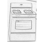 Dibujo para colorear Estufa De Gas Para Colorear Y Pintar