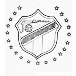 Dibujo para colorear Colorear Logo De Los Cremas Guatemala Comunicaciones