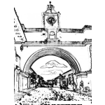 Dibujo para colorear Colorear Arco de Antigua Guatemala