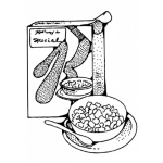 Dibujo para colorear Dibujokellogs Para Pintar Y Colorear Caja De Corn Flakes De Kellogs Confleics