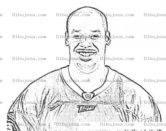 Dibujo para colorear Donovanmcnabb.com Coloring Page Dibujo De Donovan Mcnabb Para Pintar Y Colorear A Donoban Macnab Jugador De Futbol Americano