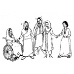 Dibujo para colorear Dibujo De Mujeres Enfermas Para Pintar Y Colorear