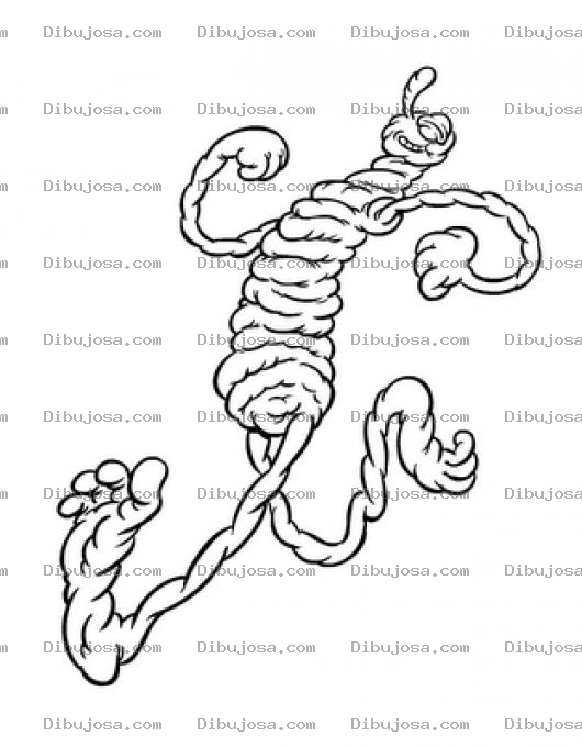 Dibujo para colorear Dibujo De Hombre Lazo Para Pintar Y Colorear