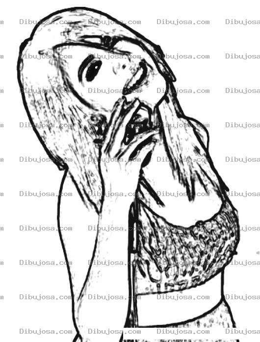 Dibujo para colorear Colorear a Fabiola Rodas Cantante Guatemalteca