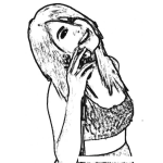Dibujo para colorear Colorear a Fabiola Rodas Cantante Guatemalteca