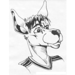 Dibujo para colorear Dibujo De Futbolista Burro Para Pintar Y Colorear