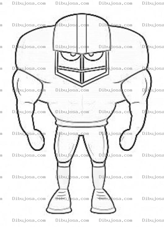 Dibujo para colorear Futbol Americano Dibujo De Jugador De Futbol De La Nfl Enojado Para Pintar Y Colorear