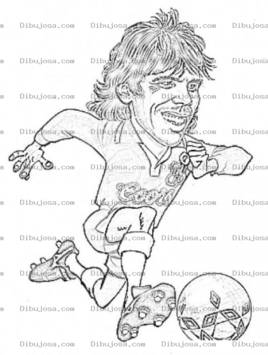 Dibujo para colorear Gianfrancozola Dibujo De Gianfranco Zola Para Pintar Y Colorear