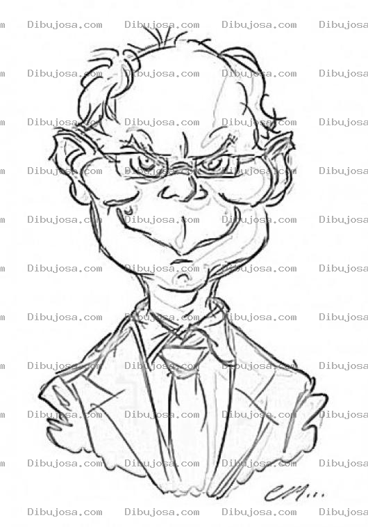 Dibujo para colorear Jefe Malvado Y Perberso Para Pintar Y Colorear