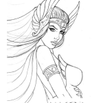 Dibujo para colorear Sherashera Dibujo De Shira Para Pintar Y Colorear A Shera Hermana De Heman
