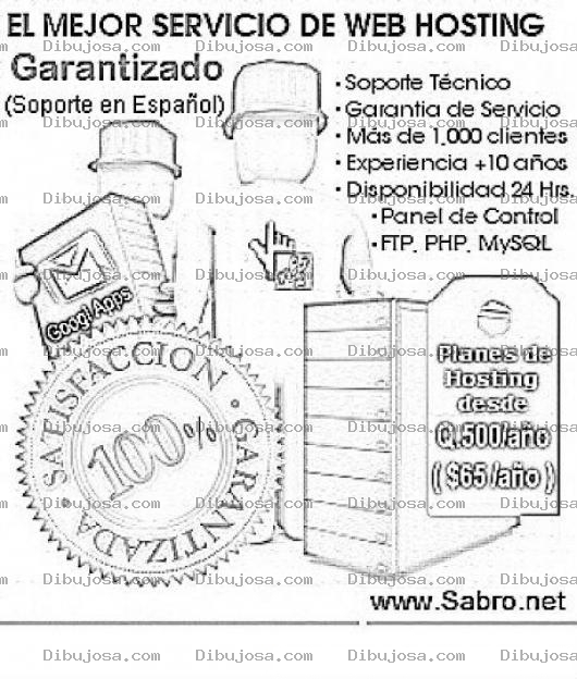 Dibujo para colorear Hostingguatemala El Mejor Servicio De Hosting En Guatemala En Www.sabro.net Cpanel Ftp Google Apps Y Php