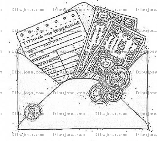 Dibujo para colorear Sobre De Deizmos Para Pintar Y Colorear Sobre De Ofrendas Y Peticiones
