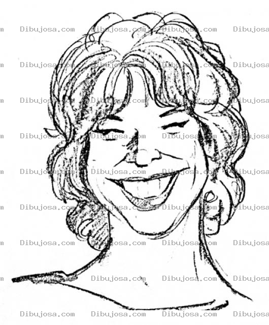 Dibujo para colorear Colocha De Pelo Corto Sonriente Para Pintar Y Colorear