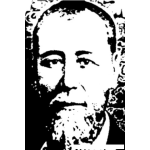 Dibujo para colorear Rostro Para Colorer Del General Justo Rufino Barrios Expresidente De Guatemala