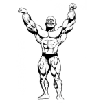 Dibujo para colorear Sergiooliva.com Coloring Page Dibujo De Sergio Oliva Mister Olimpia De 1967 A 1969 Para Pintar Y Colorear Al Cubano Sergio Oliba