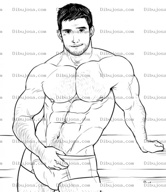 Dibujo para colorear Dibujo De Hombre En Ropa Interior Macgregor Para Pintar Y Colorear Mcgregor Es Cosa De Hombres