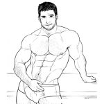 Dibujo para colorear Dibujo De Hombre En Ropa Interior Macgregor Para Pintar Y Colorear Mcgregor Es Cosa De Hombres