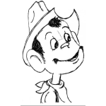Dibujo para colorear Cantinflascantinflas Dibujo De Cantinflas Para Pintar Y Colorear A Kantinflas