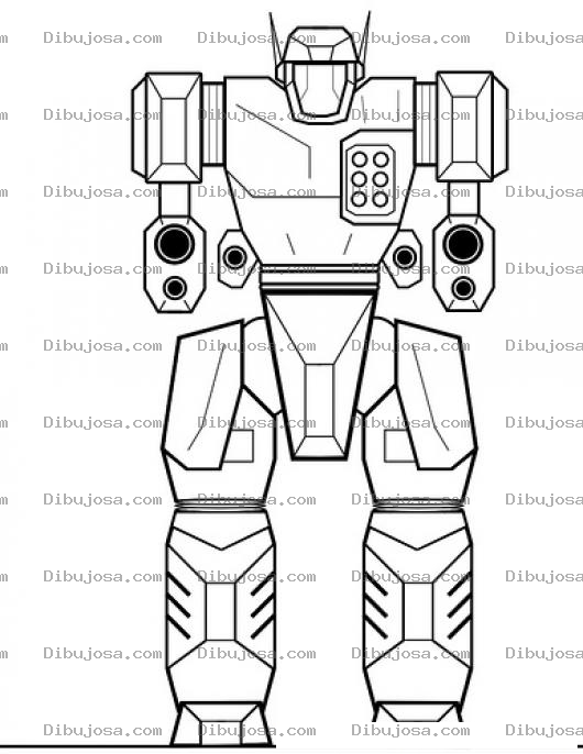 Dibujo para colorear Dibujo De Transformer Para Pintar Y Colorear