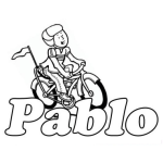 Dibujo para colorear Pablopablo Dibujo De Pablo En Bicicleta Para Pintar Y Colorear A Pablito Echando Un Su Colaso En Cicle
