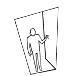 Dibujo para colorear Abriendo La Puerta Dibujo Para Colorear