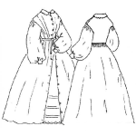 Dibujo para colorear Vestidos Antiguos Para Pintar Y Colorear