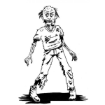 Dibujo para colorear Muertoparado Dibujo D Eun Muerto Parado Para Pintar Y Colorear