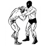 Dibujo para colorear Luchalibremexicana Dibujo De Lucha Libre De Enmascarados Para Pintar Y Colorear