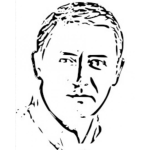Dibujo para colorear General Otto Perez Molina candidato a Presidente de Guatemala en el 2011 para Colorear