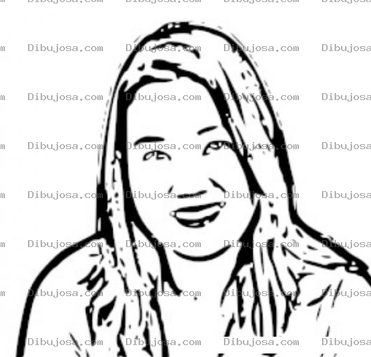 Dibujo para colorear Colorear Keiko Fujimori candita a Presidenta de Peru el el 2011