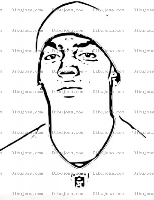 Dibujo para colorear Randy Moss Coloring