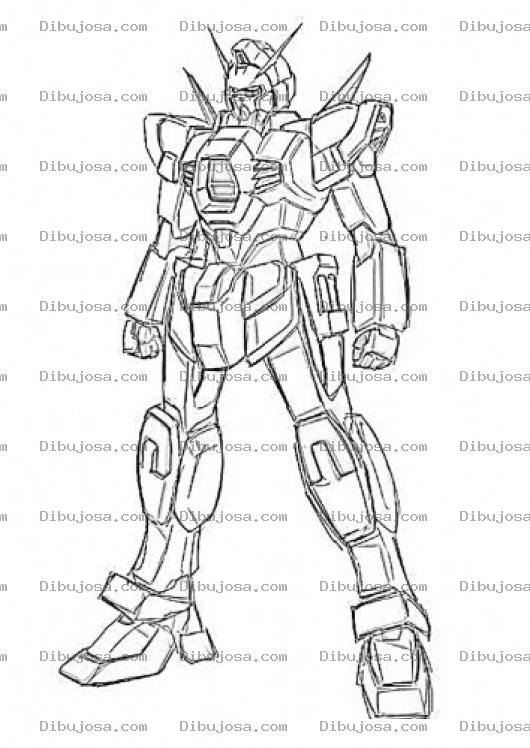 Dibujo para colorear Dibujo De Robot Metalico Para Pintar Y Colorear