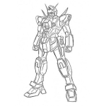 Dibujo para colorear Dibujo De Robot Metalico Para Pintar Y Colorear