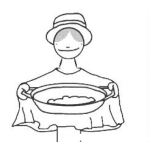 Dibujo para colorear Chef Peruano Dibujo D Eun Cocinero De Peru Con Un Sarten Para Pintar Y Colorear