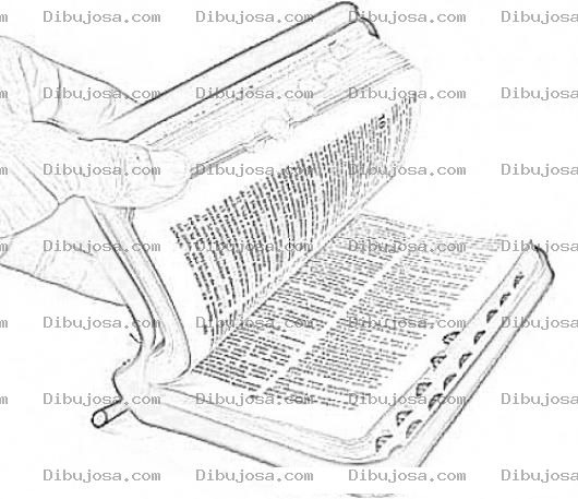 Dibujo para colorear Dibujo De Una Biblia Para Pintar Y Colorear