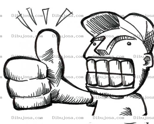 Dibujo para colorear Dedo Pulgar Arriba Dibujo De Signo De Aprobacion Muchacho Con La Mano Empunada Y El Dedo Pulgar Hacia Arribapara Pintar Y Colorear Me Gusta