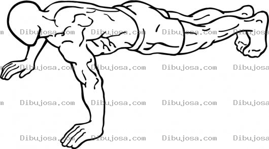 Dibujo para colorear Dibujo De Despechadas Para Pintar Y Colorear Ejercicio De Lagartijas Y Dominadas