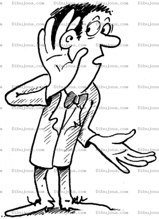 Dibujo para colorear Hombre Escuchando Para Pintar Y Colorear Hombre Oreja Oyendo Con Un Oido Cuidadosamente