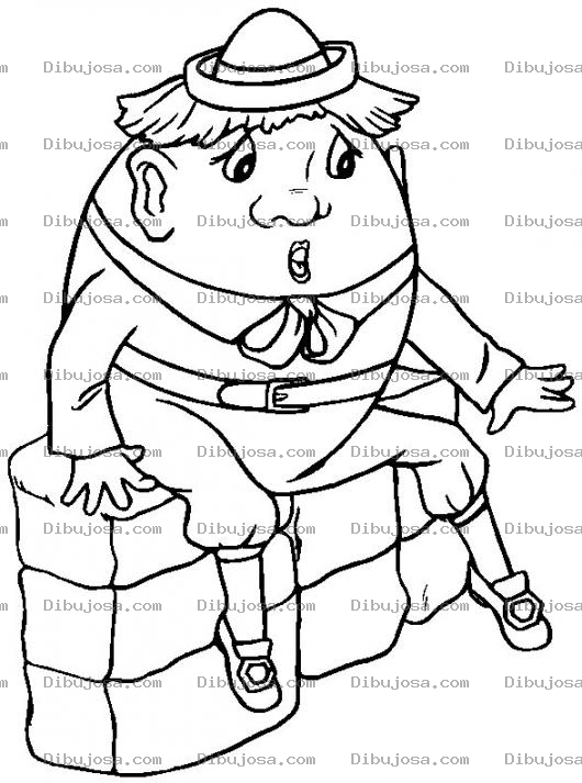 Dibujo para colorear Colorear Huevo sentado