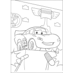 Dibujo para colorear Carrocars Dibujo Del Carro Rojo De Cars Para Pintar Y Colorear Coche Rojo 95