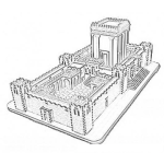 Dibujo para colorear El Templo De Jerusalem Para Pintar Y Colorear