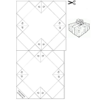 Dibujo para colorear Como Hacer Un Regalito Con Dos Cajitas Para Imprimir Recortar Pintar Y Colorear Regalo Con Caja De Papel Por Sabro