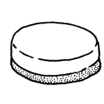 Dibujo para colorear Pastel De Queso Para Pintar Y Colorear Pastel Tiramisu