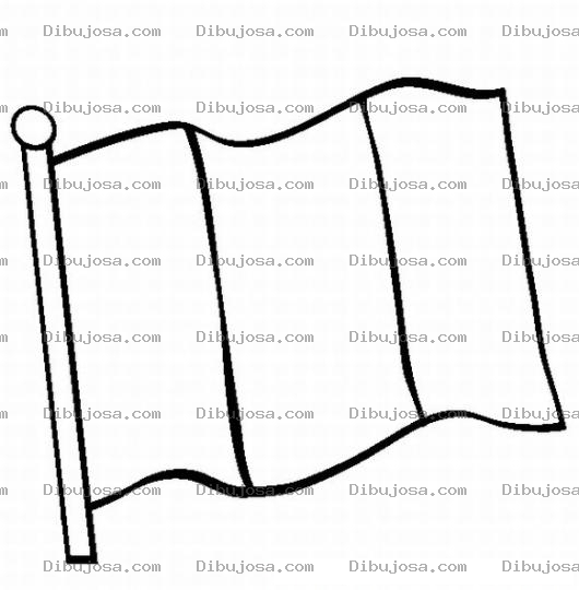 Dibujo para colorear Dibujo De Bandera Libre Al Viento Para Pintar Y Colorear Bandera De Tres Franjas Para Dibujar Bandera De Guatemala O Mexico O Francia O Italia